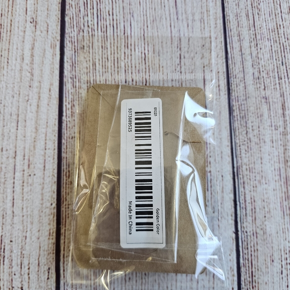 NWT Black White & Gold Yin & Yang Dangle Earrings - Picture 11 of 11